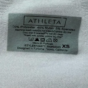 Athleta Fastest Track Momentum Seamless Long Sleeve Ruched Top XS Purple Lilac thumbnail 8