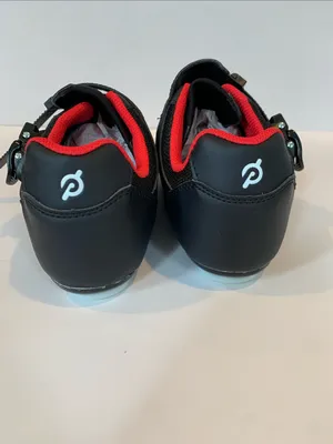 NEW Peloton Unisex Men’s Women’s Size 40 Black Cycling Shoes with Red Trim thumbnail 4