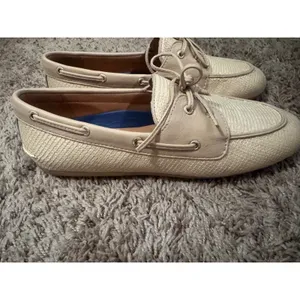 Sperry Boat Shoes Slimboat WM Women's Size 10 Beige Raffia Loafers NWOT thumbnail 8