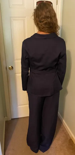 Navy blue suit set thumbnail 7