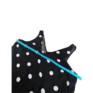 Old Navy Womens Black And White Polka Dot Sleeveless Blouse Size Medium thumbnail 4