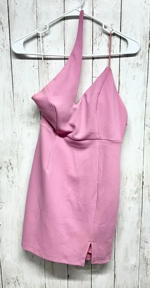 Hello Molly Dress Women Sz 6 Should Have‎ Stayed Home Mini Bubble Gum Pink Strap thumbnail 1