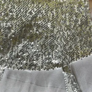Forever 21 Silver sequined crop top thumbnail 4