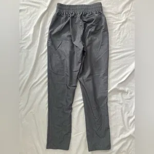 Figs Technical Collection High Waisted Graphite Gray Relaxed Fit Scrub Pants XS thumbnail 5