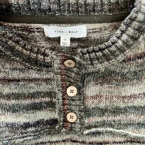 Cleo + Wolf Wool Sweater Green thumbnail 4