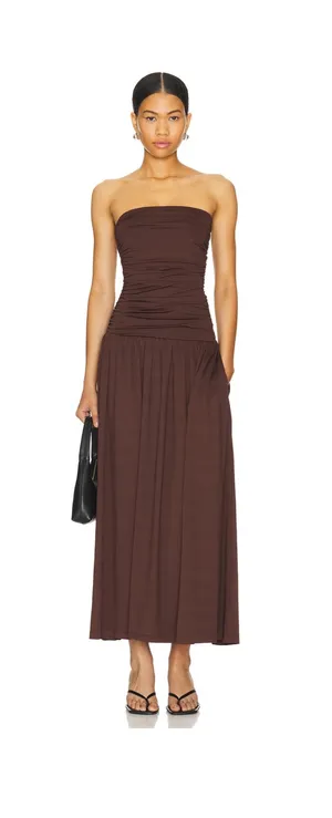 Revolve NIA Santal Dress in Nutshell thumbnail 1