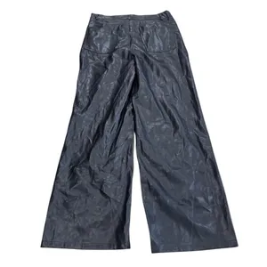 Urban Outfitters Faux Leather Wide Leg Pants Women's 30 High Rise 5 Pocket thumbnail 3
