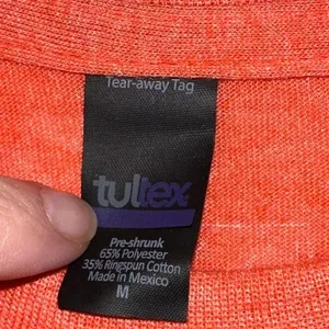 Tultex Faith‎ Family Football Graphic Tee Orange Medium thumbnail 3