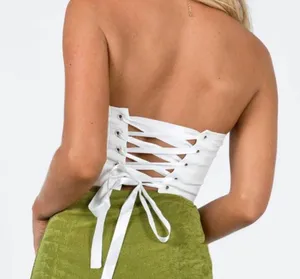 Princess Polly Endless Love Corset Top in White size US 2 thumbnail 3