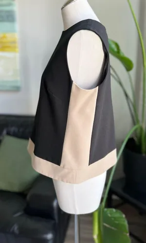 Black Vest With Tan Sides thumbnail 1