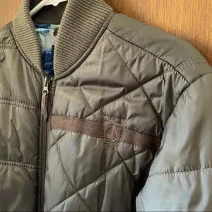 Volcom bomber jacket olive thumbnail 2
