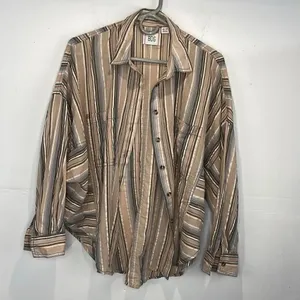 BDG Urban Outfitters Bell Button-Down Shirt Striped Oversized Long Sleeve (XS) thumbnail 6