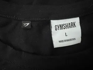 Gymshark Black Short Sleeve Athletic Tee Size Large thumbnail 4