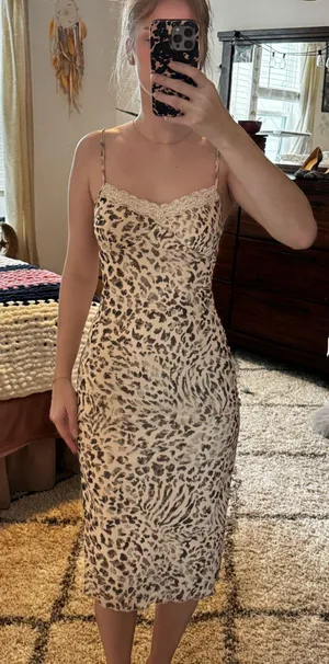 Animal Print Midi Dress thumbnail 1