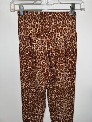 Aerie OFFLINE Leggings Real Me 7/8 High Rise Leopard Print Women’s M Medium thumbnail 7