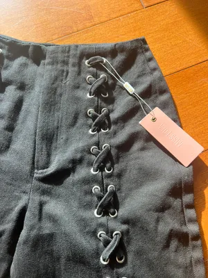 Revolve Lace Up Criss Cross Jeans thumbnail 2