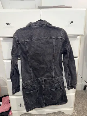 ZARA Denim Dress Long Sleeve thumbnail 4
