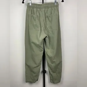 Zara‎ Green Pull On Elastic Drawstring Waist Jogger Style Trousers thumbnail 9