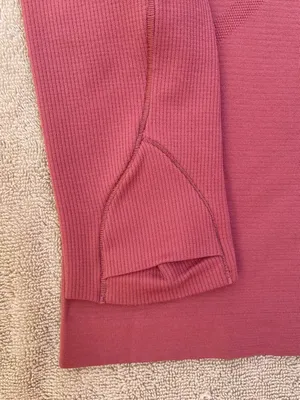 Lululemon Swiftly Tech Long Sleeve shirt 2.0 hip length cherry tint yoga Pilates thumbnail 7