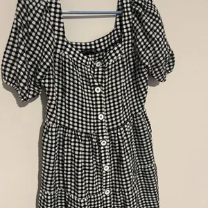 Black Tape_ Womens‎ Gingham Short Sleeve Mini Dress Button Up US M Regular thumbnail 7