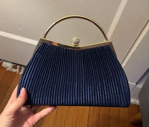 Navy blue purse thumbnail 1