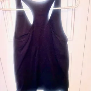 Dri-fit style black racer‎ back tank w/bra thumbnail 3