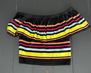 Guess Black and Yellow Casual Top thumbnail 1