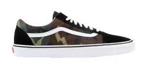 Vans women’s Camouflage and Black Sneakers thumbnail 1