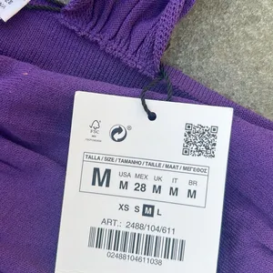 NWT‎ ZARA Purple Cropped Top thumbnail 4