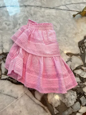 Fancy Pink Skirt Love Shack Ruffle Mini thumbnail 3