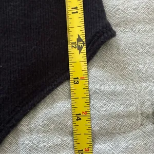 Abercrombie & Fitch Black Knotted Shoulders Wrap Bodysuit Small thumbnail 7