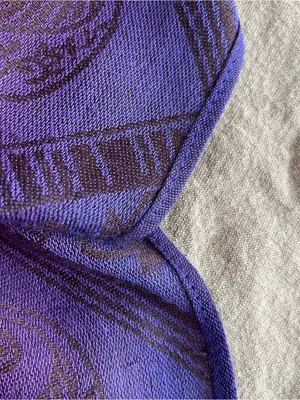 Handwoven Rainbow Paisley Wrap thumbnail 13