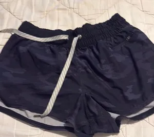 Vuori Women's Black Camouflage Shorts thumbnail 1