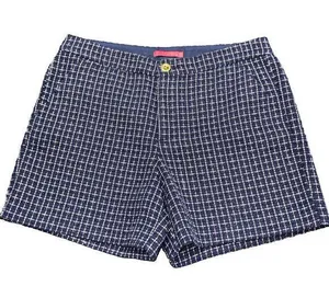Lilly Pulitzer Tweed Gretchen Preppy Hi Rise Short Navy Fantasy Checkerboard 12 thumbnail 1