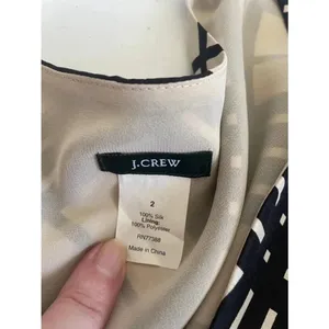Women's J. crew Silk Tank‎ Tie Top, Size 2 Small EUC! 0210 thumbnail 10