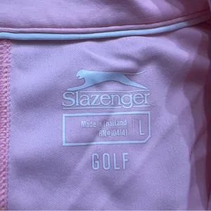 Slazenger Pink Golf Polo Shirt Women’s Size Large thumbnail 2