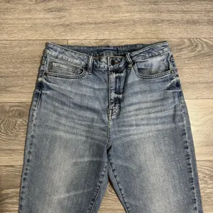Eunina Women Tyler Super High Rise Mom‎ Ankle Denim Jeans Size 13 Cotton Blend thumbnail 2