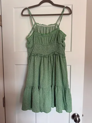 SheIn Green sundress thumbnail 2