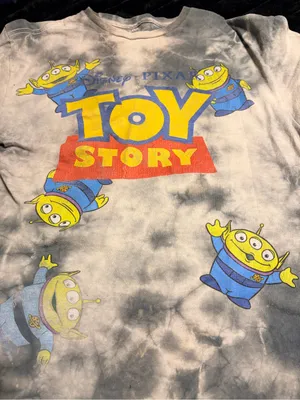 Vintage Disney Pixar Toy Story Alien Graphic Tee - Yellow & Blue thumbnail 1