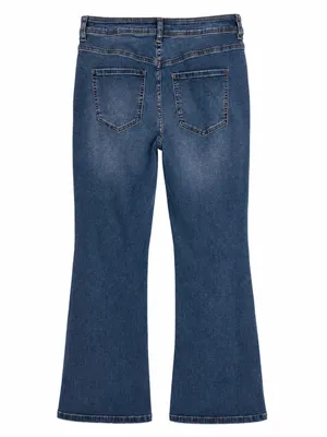 We The Free Button Fly Flare Jeans Womens 29 Blue Mid Rise Boho Festival thumbnail 4