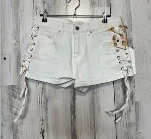 Austin landing white HIGH RISE SHORT thumbnail 1