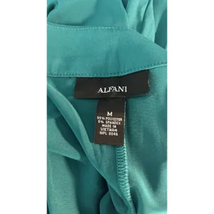 Dress NWOT Silky Green Alfani Sheath Dress Resort Office Casual SZ M thumbnail 5