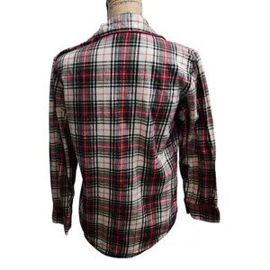Ralph Lauren‎ Plaid Flannel Pajama Top Cozy Button-Down Sleepwear thumbnail 2
