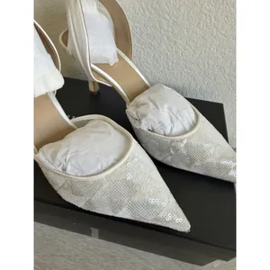 New Badgley Mischka Blaze II Satin Ankle Wrap Stiletto Pumps Size 6 thumbnail 9