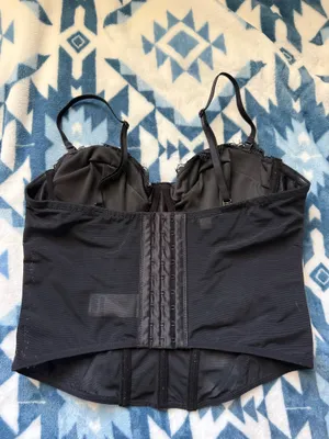 Garage Corset Top Black thumbnail 2