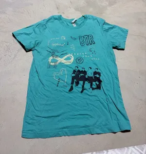 Big time rush BTR forever tour 2022 Teal Graphic T-Shirt medium thumbnail 1
