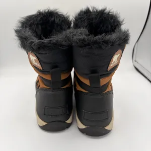 Sorel Whitney Short Lace Size 8 Gorpcore Elk Black Waterproof Winter Snow Boots thumbnail 5