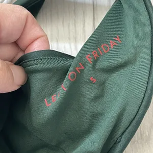 Left on Friday Bikini Top NWT pullover bralette womens Green (small) swim beach thumbnail 4