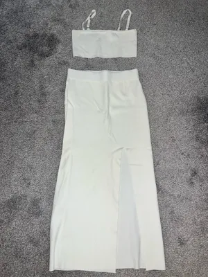 White Two Piece Set thumbnail 2