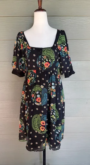 Maeve Short Sleeve Silk Dress thumbnail 1